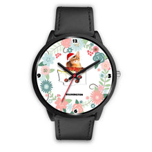 Load image into Gallery viewer, Abyssinian Cat Washington Christmas Special Wrist Watch-Free Shipping