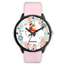 Load image into Gallery viewer, Abyssinian Cat Washington Christmas Special Wrist Watch-Free Shipping
