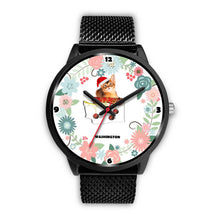 Load image into Gallery viewer, Abyssinian Cat Washington Christmas Special Wrist Watch-Free Shipping