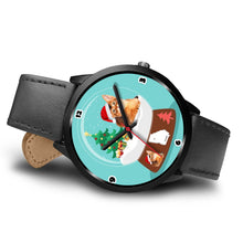 Load image into Gallery viewer, Abyssinian Cat Georgia Christmas Special Wrist Watch-Free Shipping