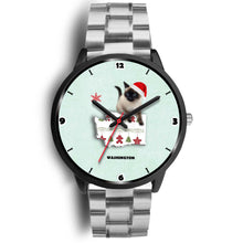 Load image into Gallery viewer, Birman Cat Washington Christmas Special Wrist Watch-Free Shipping