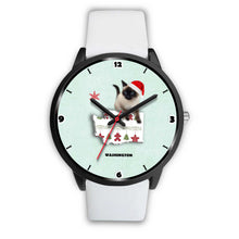 Load image into Gallery viewer, Birman Cat Washington Christmas Special Wrist Watch-Free Shipping