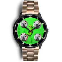 Load image into Gallery viewer, Amazing Bulldog New Jersey Christmas Special Wrist Watch-Free Shipping