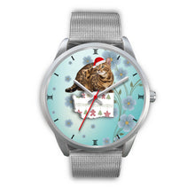 Load image into Gallery viewer, Bengal Cat Washington Christmas Special Wrist Watch-Free Shipping