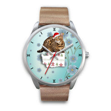 Load image into Gallery viewer, Bengal Cat Washington Christmas Special Wrist Watch-Free Shipping