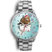 Load image into Gallery viewer, Bengal Cat Washington Christmas Special Wrist Watch-Free Shipping