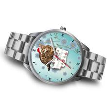 Load image into Gallery viewer, Bengal Cat Washington Christmas Special Wrist Watch-Free Shipping