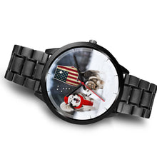 Load image into Gallery viewer, Alaskan Malamute Dog Alabama Christmas Special Wrist Watch-Free Shipping