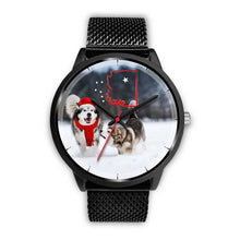 Load image into Gallery viewer, Alaskan Malmute Arizona Christmas Special Wrist Watch-Free Shipping