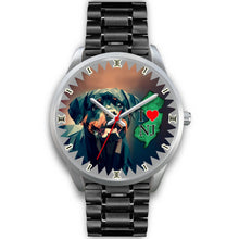Load image into Gallery viewer, Amazing Rottweiler Dog Art New Jersey Christmas Special Wrist Watch-Free Shipping