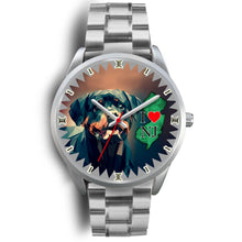 Load image into Gallery viewer, Amazing Rottweiler Dog Art New Jersey Christmas Special Wrist Watch-Free Shipping
