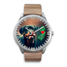Load image into Gallery viewer, Amazing Rottweiler Dog Art New Jersey Christmas Special Wrist Watch-Free Shipping