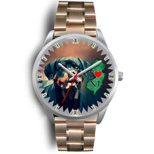 Load image into Gallery viewer, Amazing Rottweiler Dog Art New Jersey Christmas Special Wrist Watch-Free Shipping