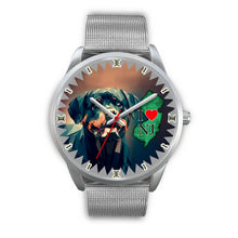 Load image into Gallery viewer, Amazing Rottweiler Dog Art New Jersey Christmas Special Wrist Watch-Free Shipping