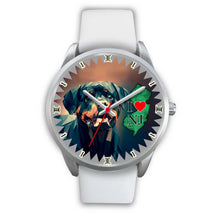 Load image into Gallery viewer, Amazing Rottweiler Dog Art New Jersey Christmas Special Wrist Watch-Free Shipping
