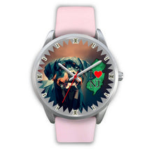 Load image into Gallery viewer, Amazing Rottweiler Dog Art New Jersey Christmas Special Wrist Watch-Free Shipping
