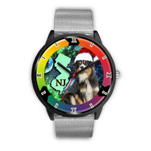 Load image into Gallery viewer, Australian Shepherd Dog New Jersey Christmas Special Wrist Watch-Free Shipping