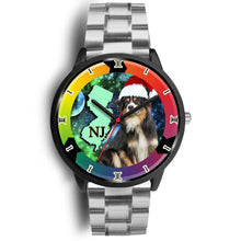 Load image into Gallery viewer, Australian Shepherd Dog New Jersey Christmas Special Wrist Watch-Free Shipping