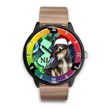 Load image into Gallery viewer, Australian Shepherd Dog New Jersey Christmas Special Wrist Watch-Free Shipping