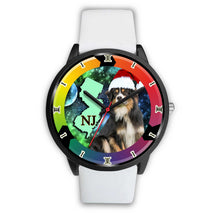 Load image into Gallery viewer, Australian Shepherd Dog New Jersey Christmas Special Wrist Watch-Free Shipping