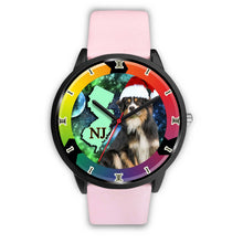 Load image into Gallery viewer, Australian Shepherd Dog New Jersey Christmas Special Wrist Watch-Free Shipping