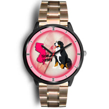Load image into Gallery viewer, Bernese Mountain Dog Art New Jersey Christmas Special Wrist Watch-Free Shipping