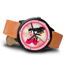 Load image into Gallery viewer, Bernese Mountain Dog Art New Jersey Christmas Special Wrist Watch-Free Shipping