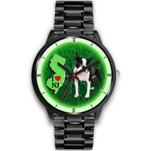 Load image into Gallery viewer, Boston Terrier Dog New Jersey Christmas Special Wrist Watch-Free Shipping