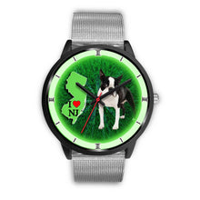 Load image into Gallery viewer, Boston Terrier Dog New Jersey Christmas Special Wrist Watch-Free Shipping