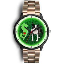 Load image into Gallery viewer, Boston Terrier Dog New Jersey Christmas Special Wrist Watch-Free Shipping