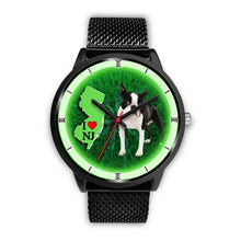 Load image into Gallery viewer, Boston Terrier Dog New Jersey Christmas Special Wrist Watch-Free Shipping