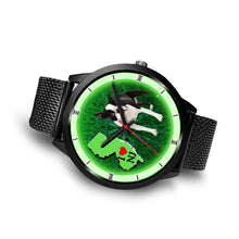 Load image into Gallery viewer, Boston Terrier Dog New Jersey Christmas Special Wrist Watch-Free Shipping