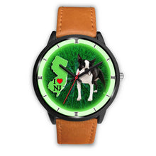 Load image into Gallery viewer, Boston Terrier Dog New Jersey Christmas Special Wrist Watch-Free Shipping