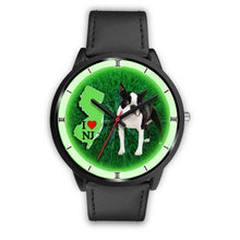 Load image into Gallery viewer, Boston Terrier Dog New Jersey Christmas Special Wrist Watch-Free Shipping