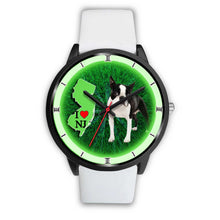 Load image into Gallery viewer, Boston Terrier Dog New Jersey Christmas Special Wrist Watch-Free Shipping