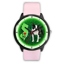 Load image into Gallery viewer, Boston Terrier Dog New Jersey Christmas Special Wrist Watch-Free Shipping