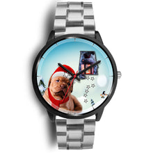 Load image into Gallery viewer, Bordeaux Mastiff Alabama Christmas Special Wrist Watch-Free Shipping