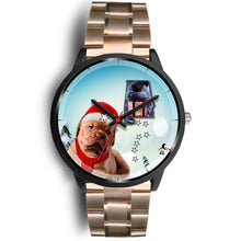 Load image into Gallery viewer, Bordeaux Mastiff Alabama Christmas Special Wrist Watch-Free Shipping
