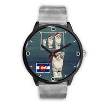 Load image into Gallery viewer, American Curl Cat Colorado Christmas Special Wrist Watch-Free Shipping