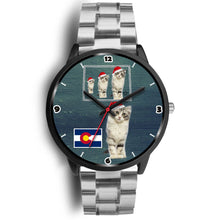 Load image into Gallery viewer, American Curl Cat Colorado Christmas Special Wrist Watch-Free Shipping