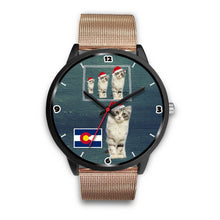Load image into Gallery viewer, American Curl Cat Colorado Christmas Special Wrist Watch-Free Shipping