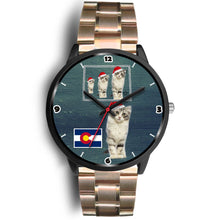 Load image into Gallery viewer, American Curl Cat Colorado Christmas Special Wrist Watch-Free Shipping