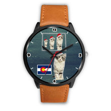 Load image into Gallery viewer, American Curl Cat Colorado Christmas Special Wrist Watch-Free Shipping