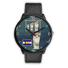 Load image into Gallery viewer, American Curl Cat Colorado Christmas Special Wrist Watch-Free Shipping