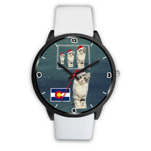 Load image into Gallery viewer, American Curl Cat Colorado Christmas Special Wrist Watch-Free Shipping