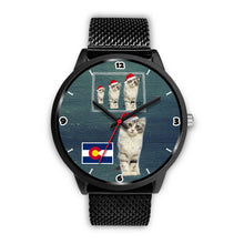 Load image into Gallery viewer, American Curl Cat Colorado Christmas Special Wrist Watch-Free Shipping