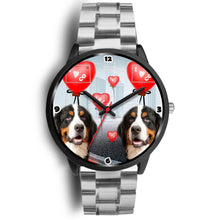 Load image into Gallery viewer, Bernese Mountain Dog Colorado Christmas Special Wrist Watch-Free Shipping