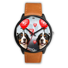 Load image into Gallery viewer, Bernese Mountain Dog Colorado Christmas Special Wrist Watch-Free Shipping