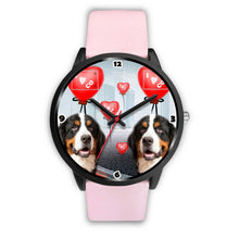 Load image into Gallery viewer, Bernese Mountain Dog Colorado Christmas Special Wrist Watch-Free Shipping