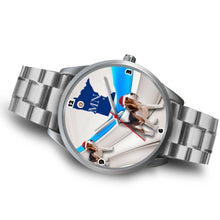 Load image into Gallery viewer, Beagle Dog Minnesota Christmas Special Wrist Watch-Free Shipping
